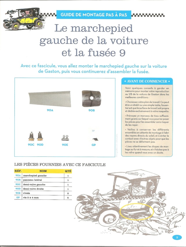 Construction, par Glénans, de la "Voiture de Gaston" au 1/8, de chez Hachette. - Page 23 N90_li11