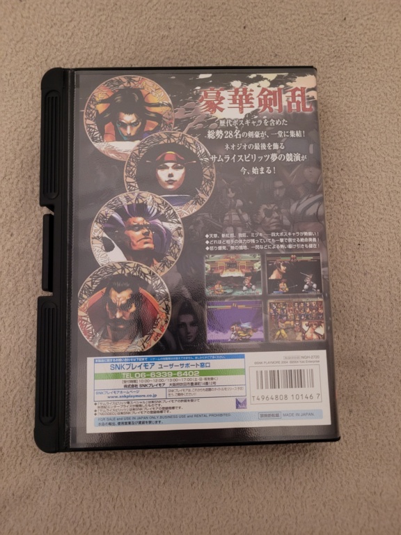 [VDS] Jeux Neo Geo Jap - Samurai Spirits V Special et Metal Slug 3 20240110