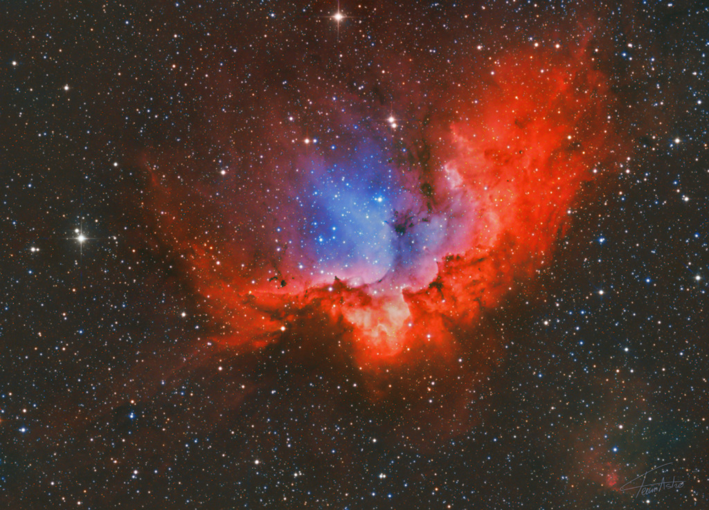  NGC7380 nébuleuse du Sorcier Hateam10