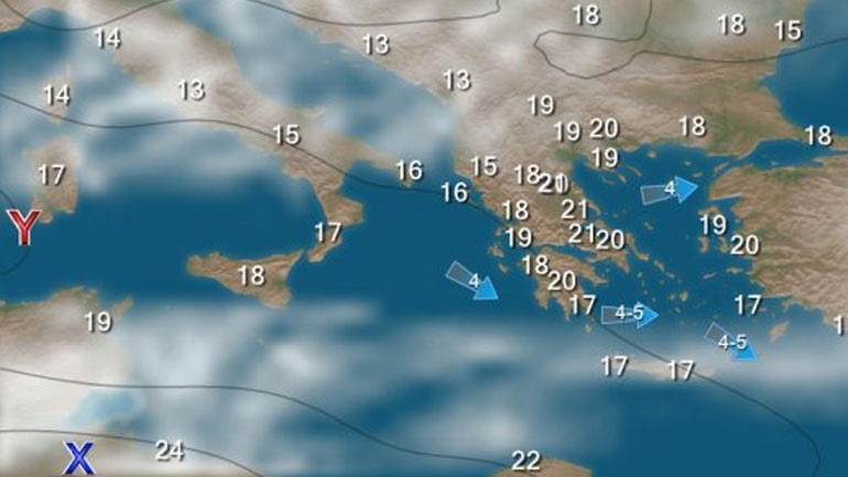 Έως +6 βαθμούς η θερμοκρασία μέχρι την Κ. Δευτέρα 26199710