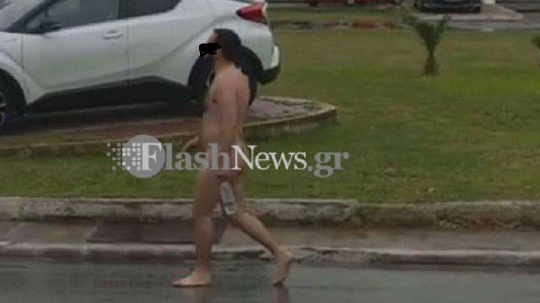 Χανιά: Γυμνός άνδρας προκάλεσε αναστάτωση στη λεωφόρο Σούδας  26379810
