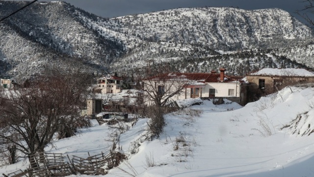 Χιονόπτωση σε ορεινές περιοχές του νομού Λάρισας 28460010