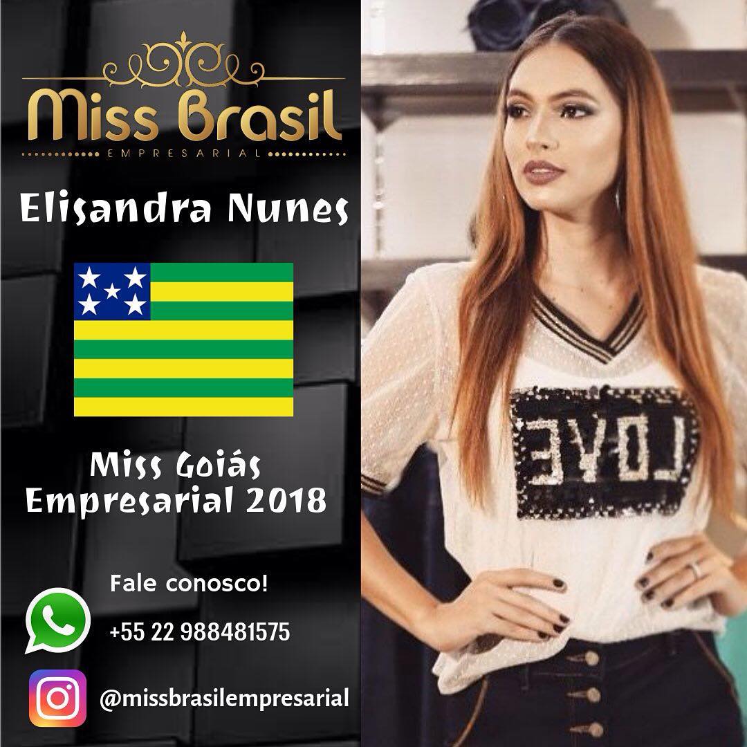 elisandra nunes, miss goias empresarial 2018. 32646410