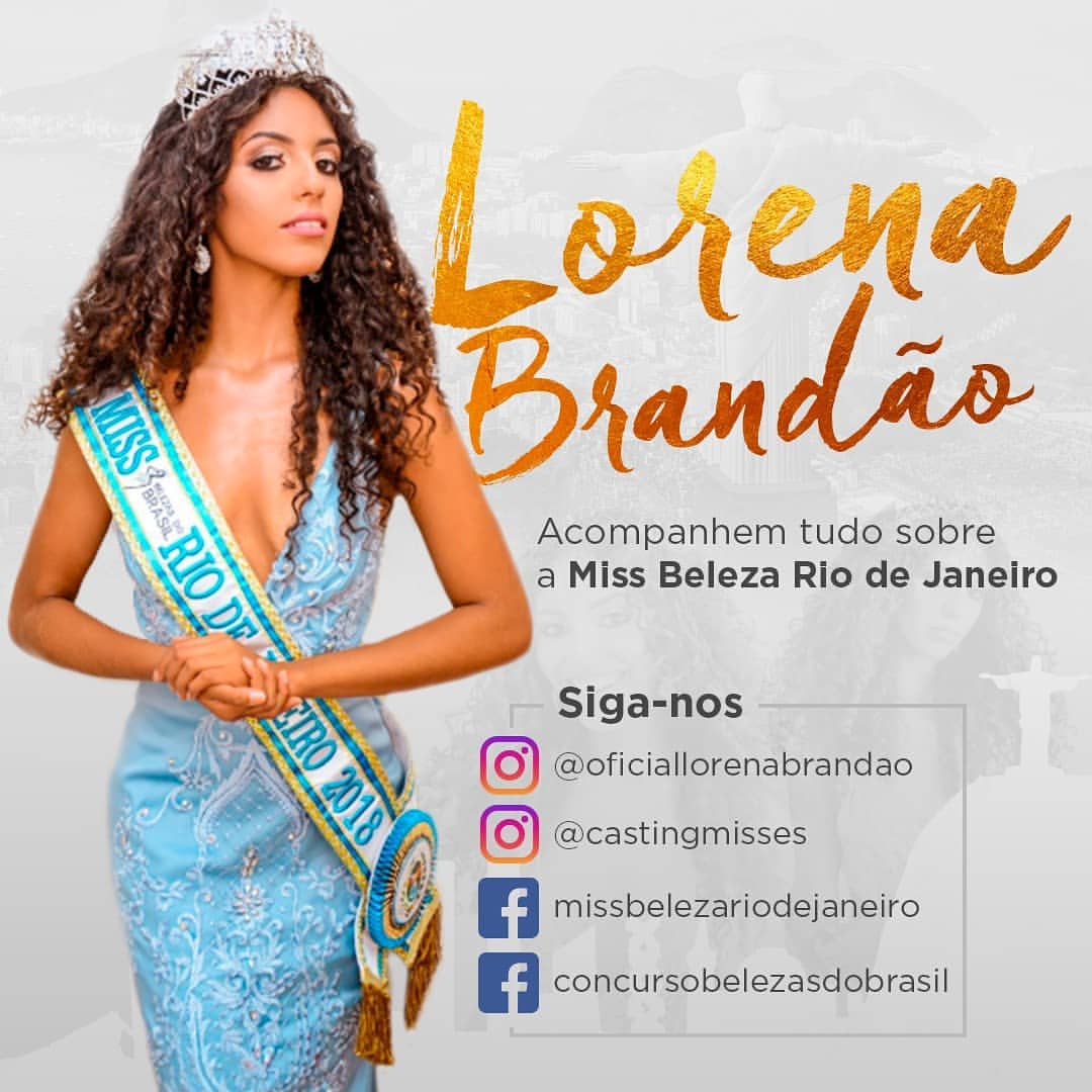 lorena brandao, miss beleza rio de janeiro 2018. 36760810