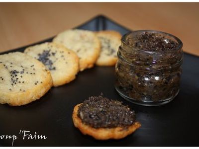 tapenade et sablés au parmesan Tapena10