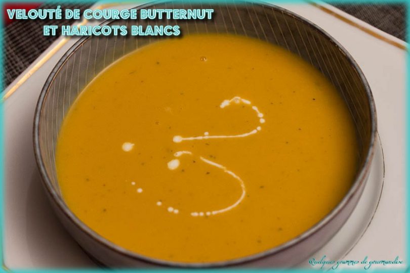 soupe de courge butternut etharicots blancs Velout11