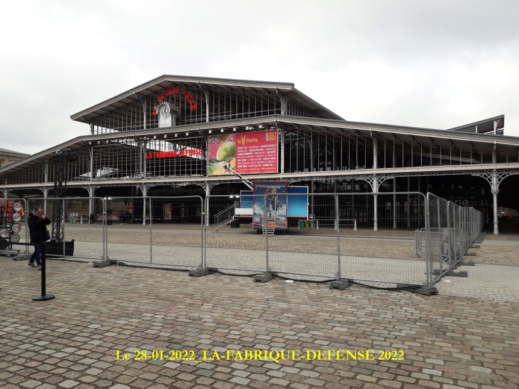  La Fabrique Défense se déroulera du 28 au 30 janvier 2022 à la Grande Halle de la Villette.  01_28-10