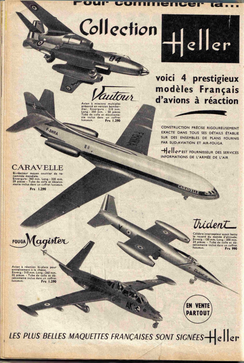 Magazines PILOTE et TINTIN, publicités HELLER  des années 60 03611