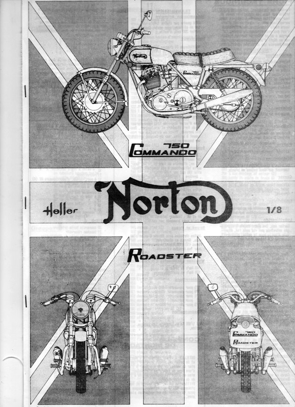 NORTON 750 COMMANDO ROADSTER 1/8éme Réf L994 notice Norton28