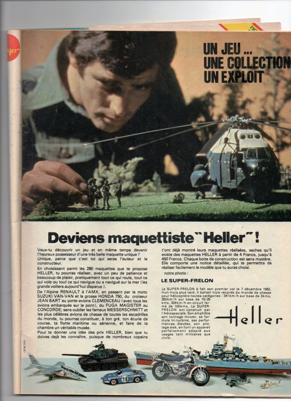 Revue SPIROU, publicité HELLER 1976 Pub_sp11