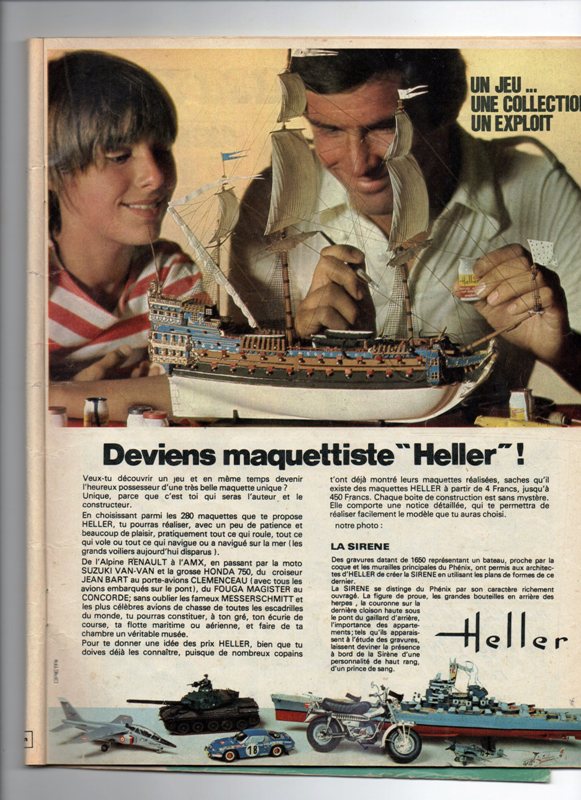 Revue SPIROU, publicité HELLER 1976 Pub_sp12
