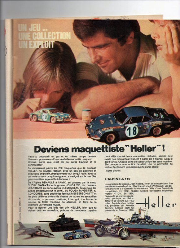 Revue SPIROU, publicité HELLER 1976 Pub_sp13