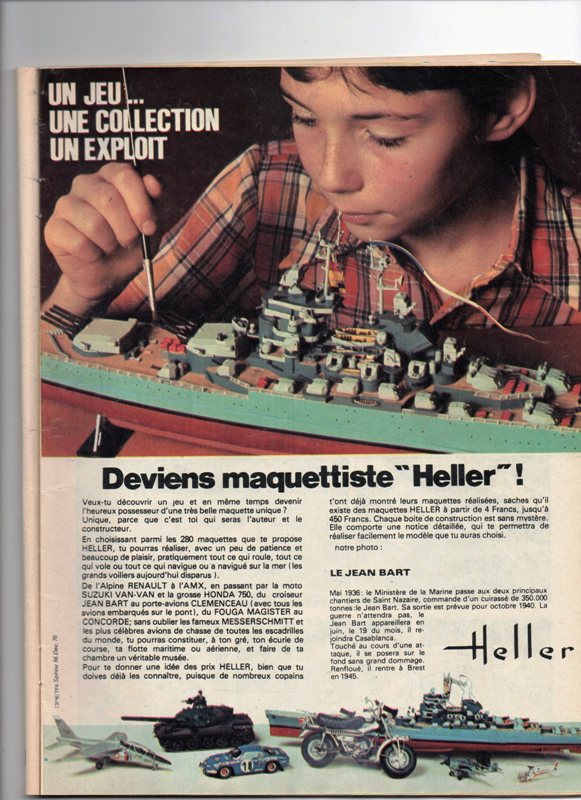 Revue SPIROU, publicité HELLER 1976 Pub_sp14