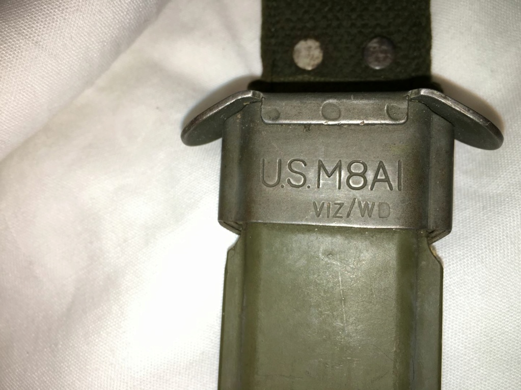 Les fourreaux USM8 A1 post 1945 fabrication US 14-01-12