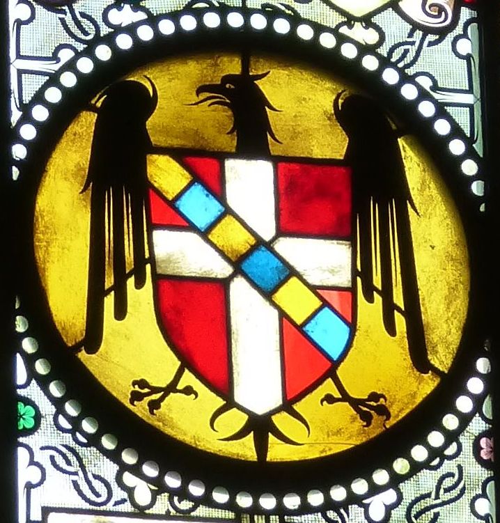 blason d'un vitrail de la cathédrale de Lausanne (suisse) Try13