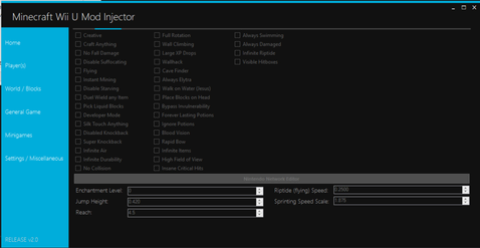 Minecraft Wii U Mod Injector