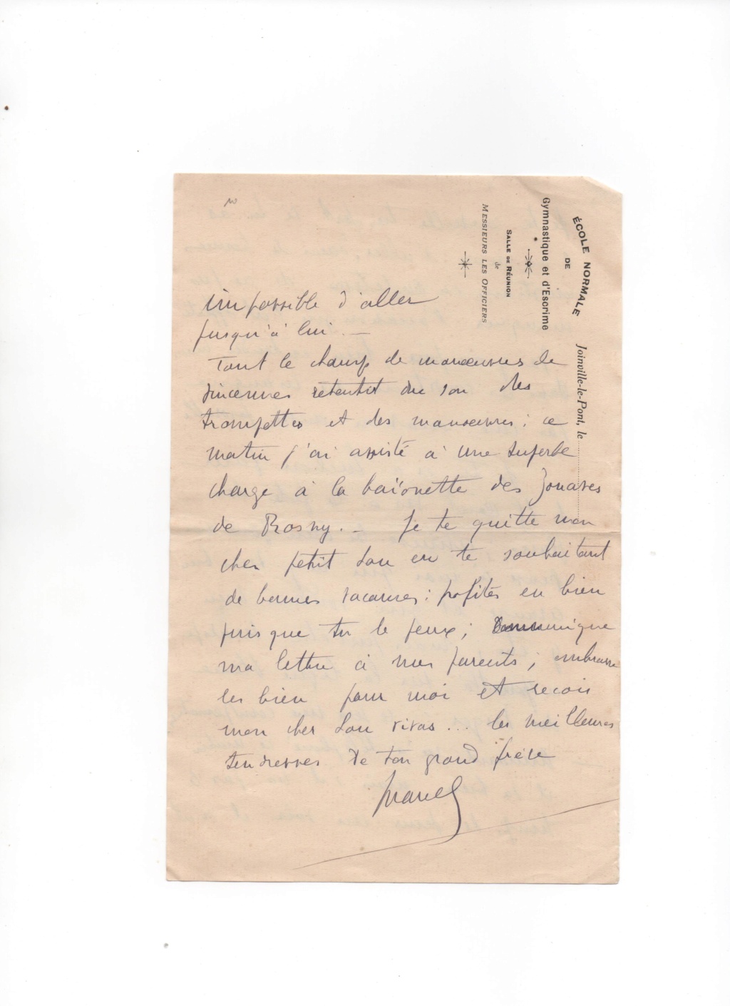 lettre du jeudi 30/07/1914, 31/04/1914 et 02/08/2014 Vendre15