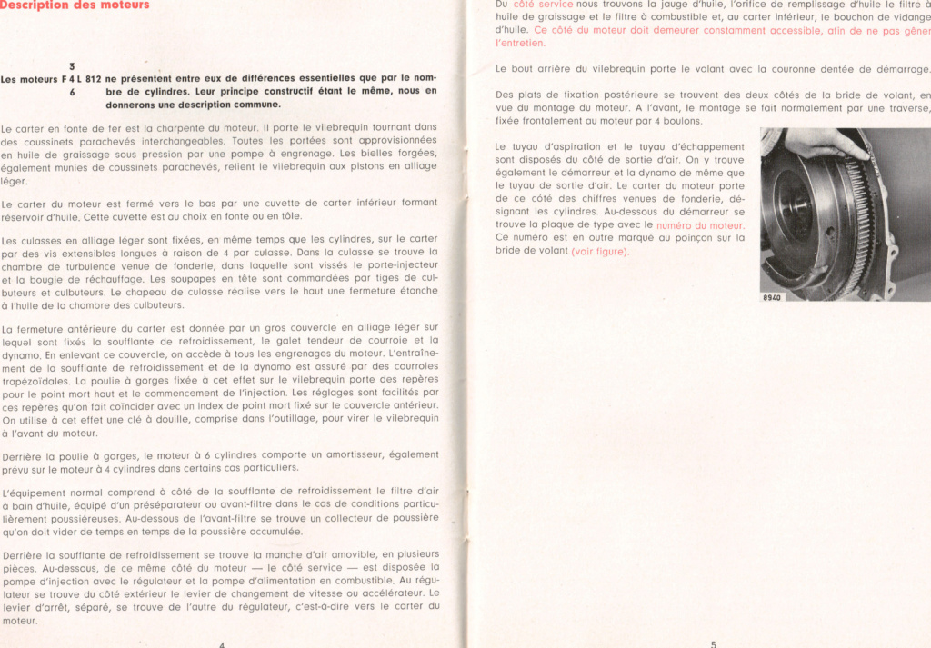 Manuel d'instructions DEUTZ moteurs F3L - janvier 1964 2020-029
