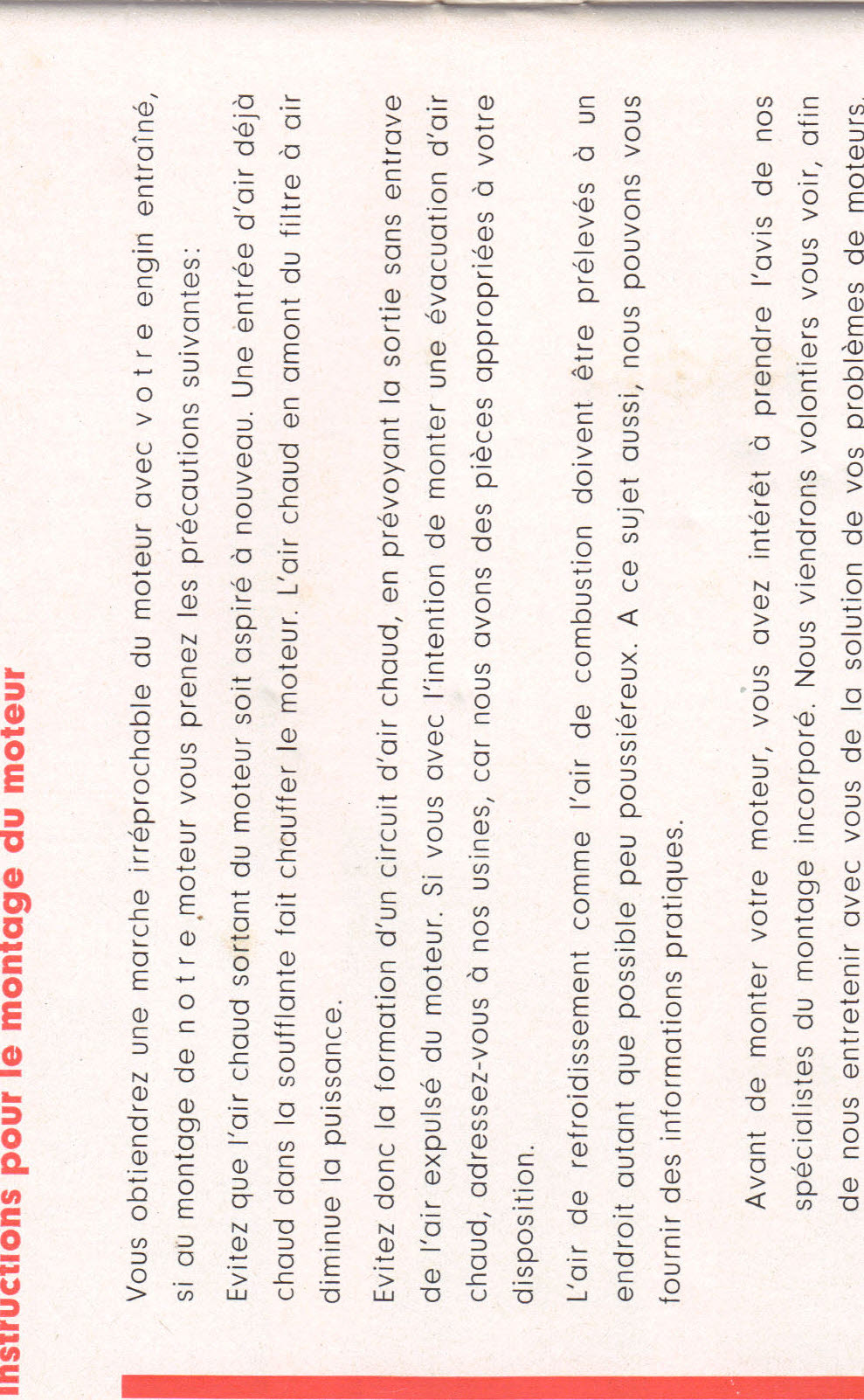 Manuel d'instructions DEUTZ moteurs F3L - janvier 1964 2020-041