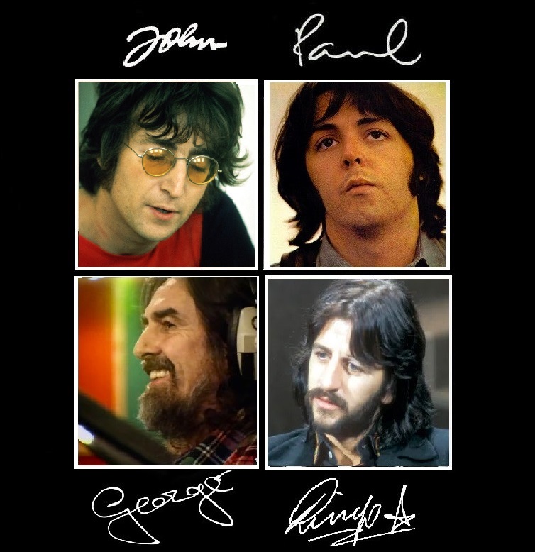 John, Paul, George, Ringo. TOP 3 Spotya17