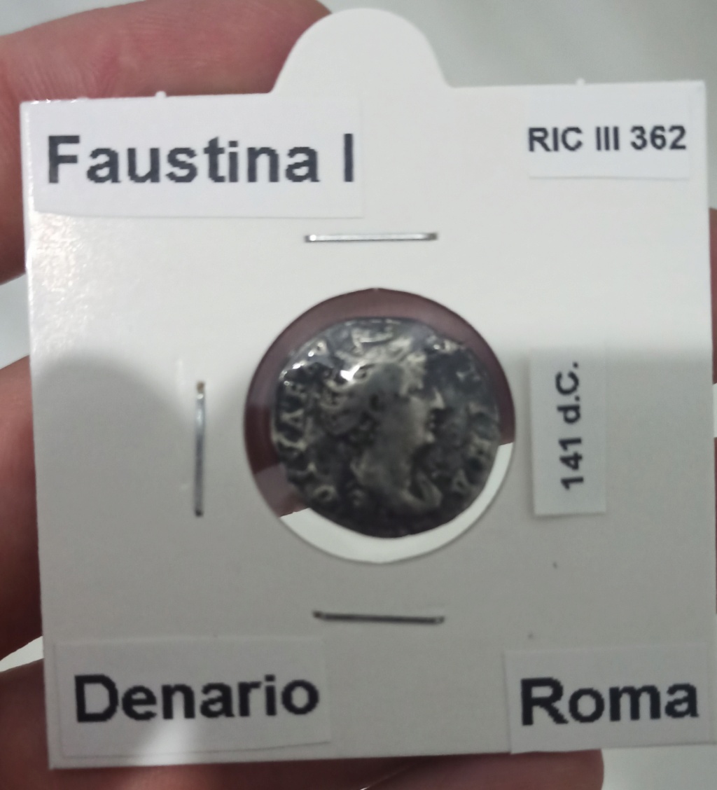 Denario Faustina I. AVGVSTA. Ceres estante a izq. Roma. Img_2099
