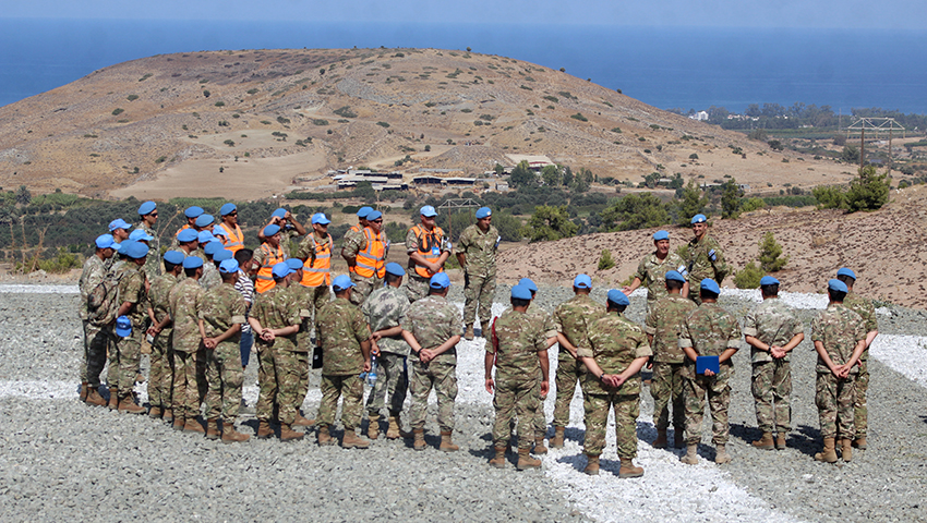 Evaluaron al personal de la Fuerza de Tarea 56 en Chipre 19-10-14