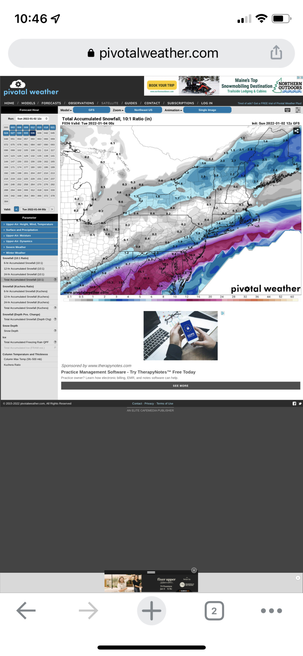 January 3rd 2022 potential coastal snowstorm Cf923910