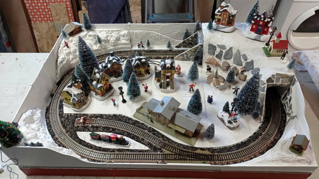 Un train pour le sapin de Noël