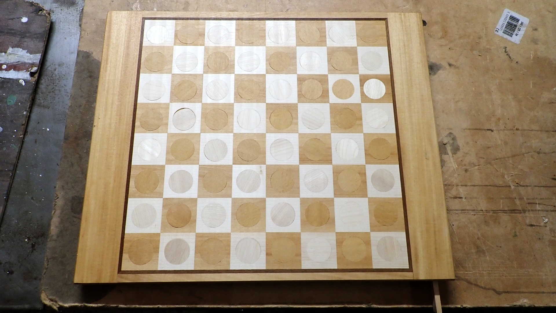 Jeu d'échecs magnétique en bois massif G1010