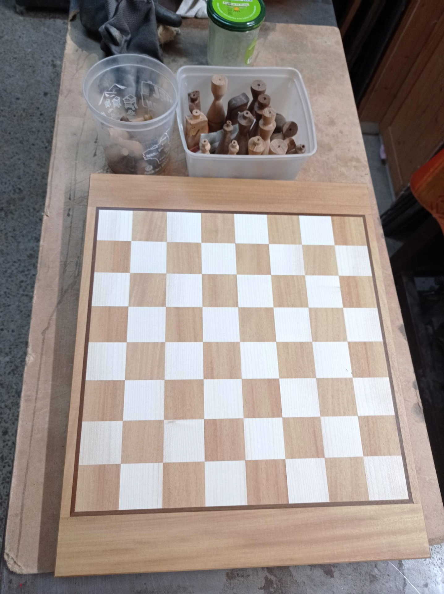 Pièces d'échecs à la CNC Platea19