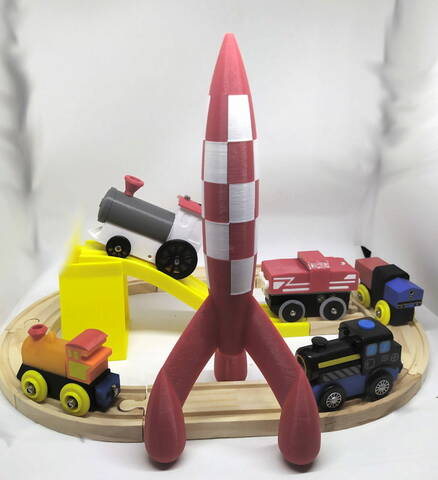 Fusée Tintin - SmartCub3D - Forum pour les imprimantes 3D et l