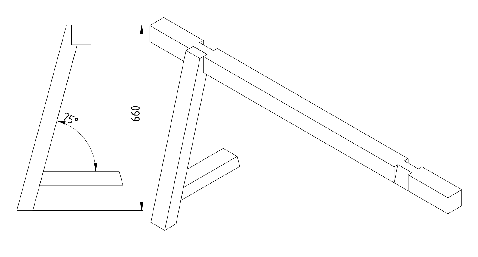 Refaire des tréteaux de menuisier Tt310