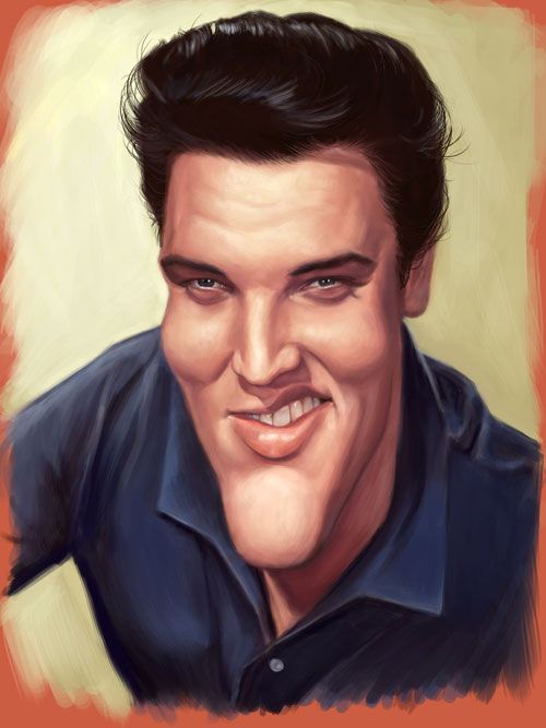 Personnages de fiction BD Caricatures...etc..... - Page 3 Elvis10