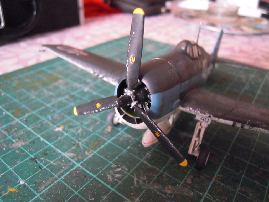 [ACADEMY] Grumman F6F-3 Hellcat - VF-1 USS Yorktown [FINI] Dscn0154