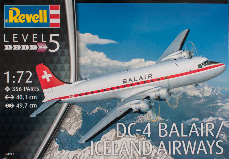  [ Revell - Douglas DC 4 - Air France toit alu. 11782-12