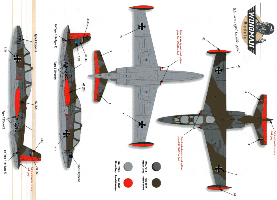  [ Heller ] Fouga Magister - Luftwaffe Fouga_12