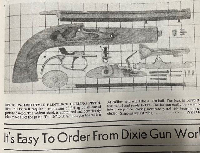 Dixie gun works 50 year old dueling pistol kit Duelin10