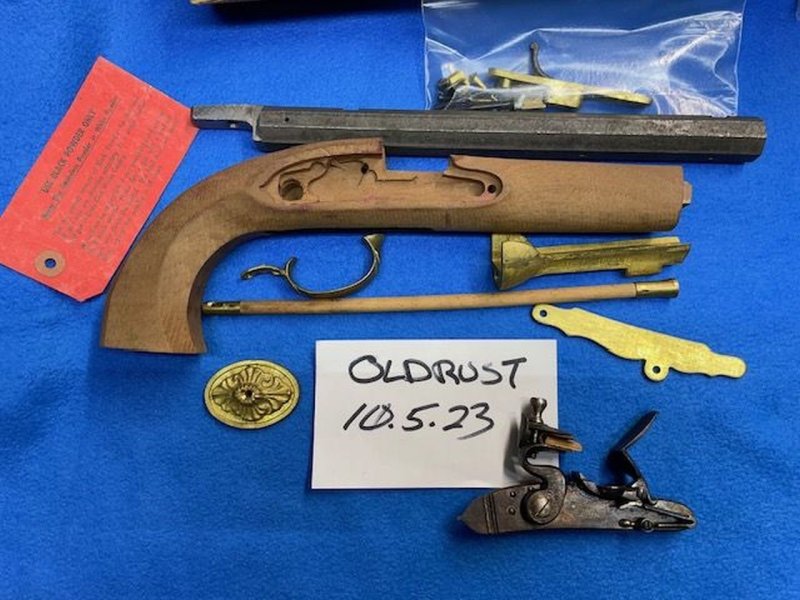 Dixie gun works 50 year old dueling pistol kit Duelin12