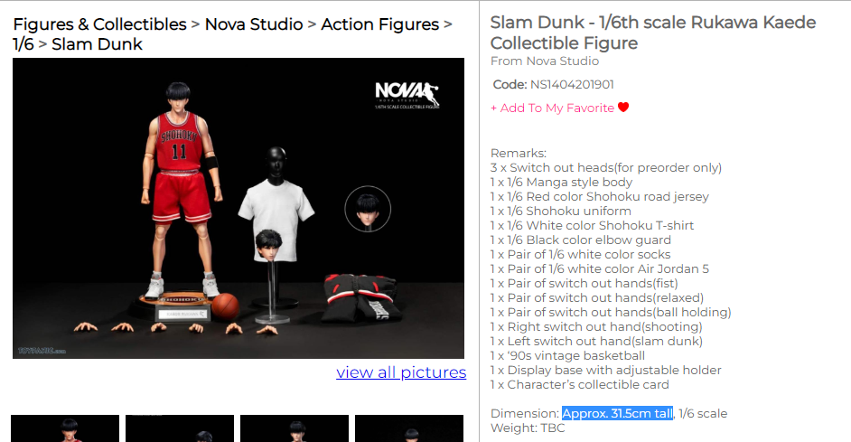 Alternative Body for Nova Studio Slam Dunk Figures and Baoman Rukawa Nova_r10