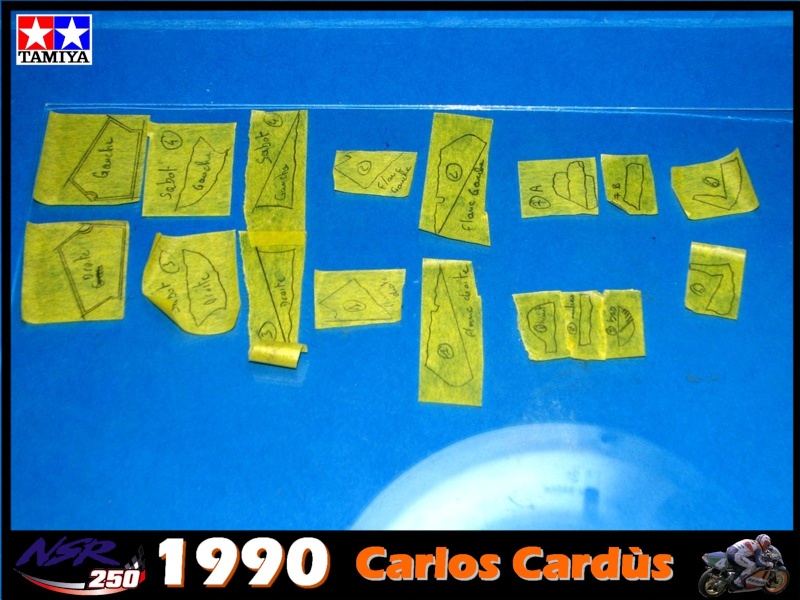 [tamiya 1/12°] HONDA NSR 250  repsol de carlos cardùs 1990 - Page 8 Photo_59
