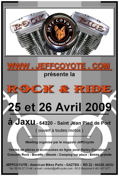 JEFFCOYOTE ROCK & RIDE 25 et 26 AVRIL Affich11