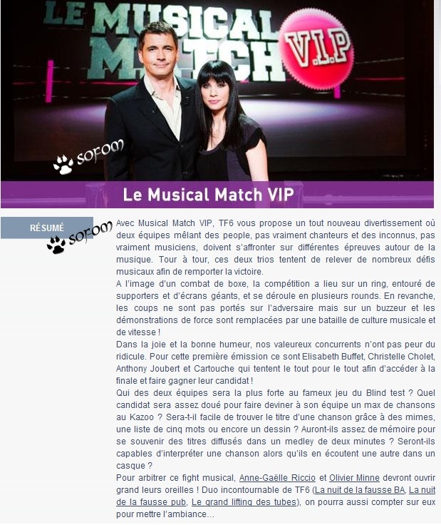 Musical Match VIP sur TF6 - Page 4 Captur13