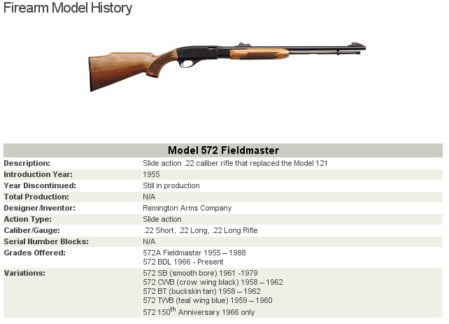 Remington Fieldmaster 572 57210