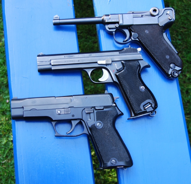 Armes de poing suisses du XXème siècle,  P06, P49 (P210), P75 Groupe15