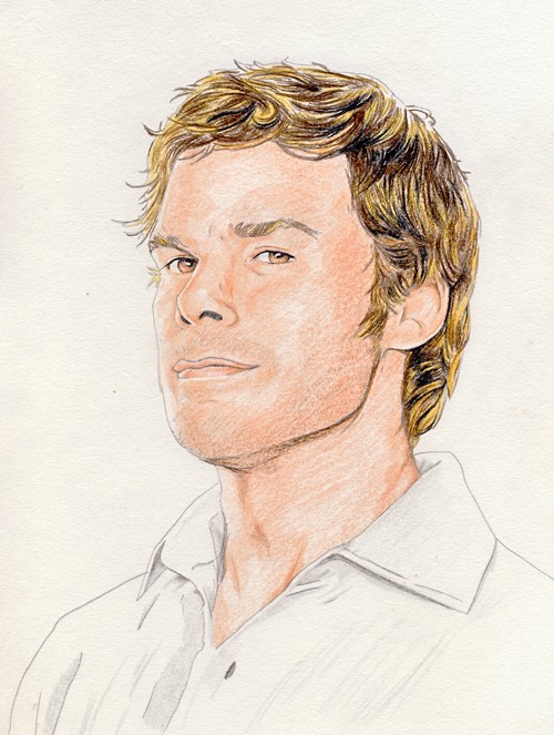 Le Crayon de couleur, un crayon pour beaucoup d'effets... Dexter10