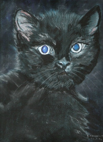 Le chat noir (pastel sec) Chat_n10