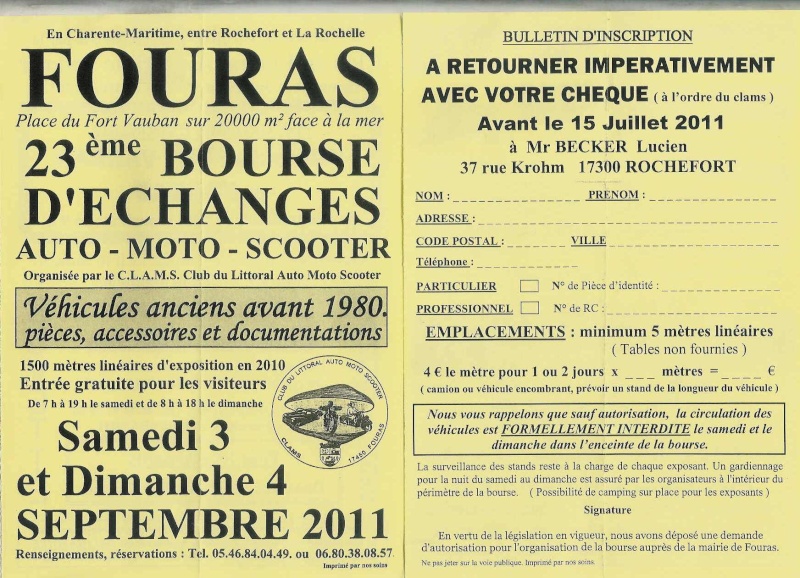 Bourse de FOURAS (17)  3et4 Septembre 2011 Bourse10