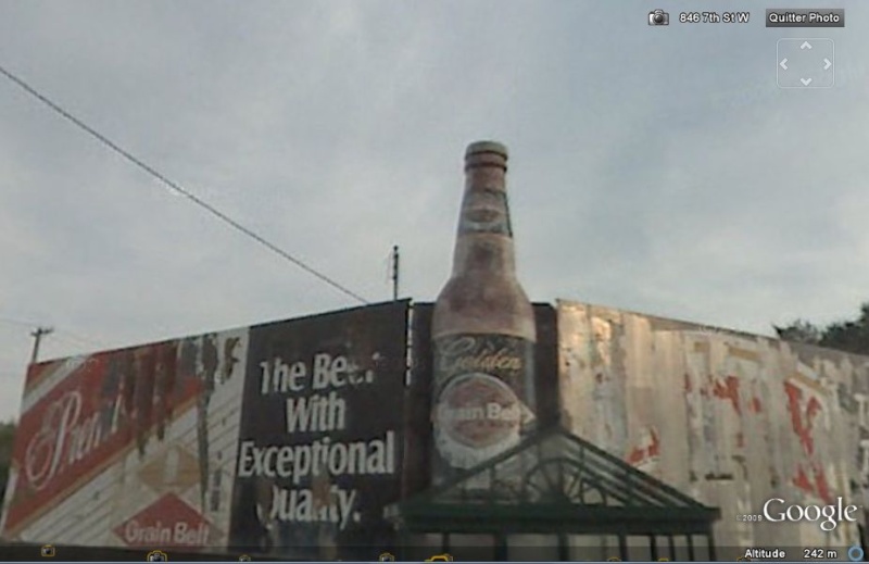 STREET VIEW : Bière Grand format. Saint Paul. Minnesota. USA. Biere10
