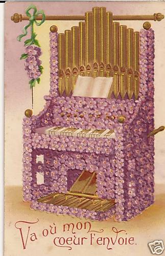 Cartes postales d'harmoniums et de reed organ Carte10