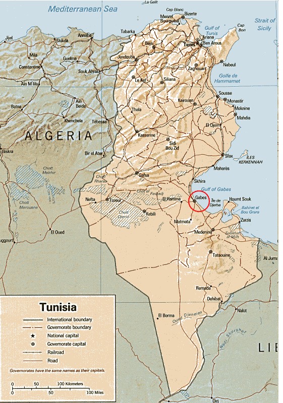 La Tunisie, mon beau pays! Carte-11